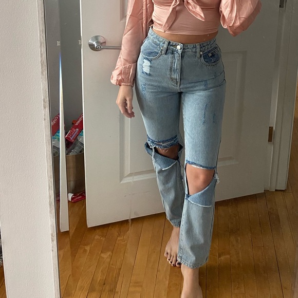 TWIIN Tapered Jeans Size US4/XS - Picture 3 of 3